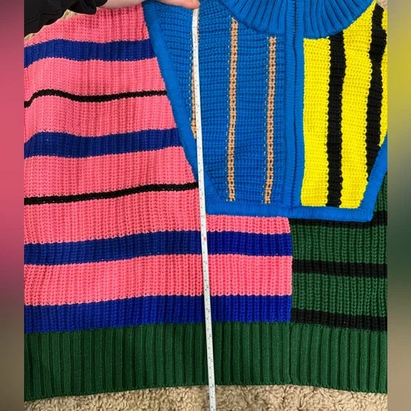 NWT Staud Cropped Hampton Sweater